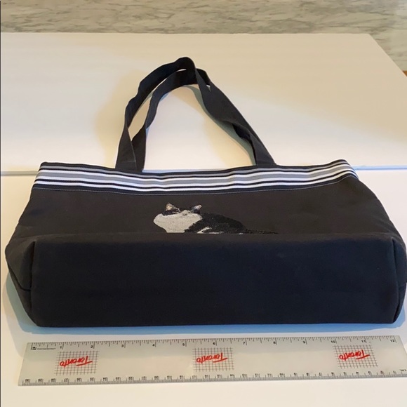 ❌ SOLD Tuxedo Cat Handbag Artist Handmade Purse - Picture 7 of 16